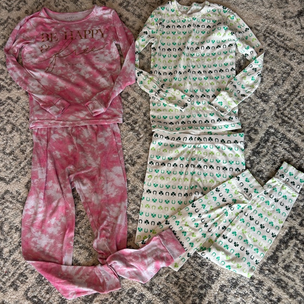 Gap/Danskin PJ- Tie Die / Lucky - 12/14
